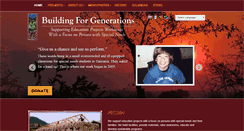 Desktop Screenshot of buildingforgenerations.com